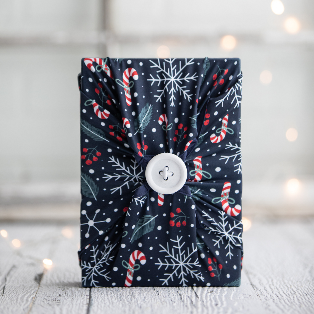 FLOCONS ET CANNES DE BONBON